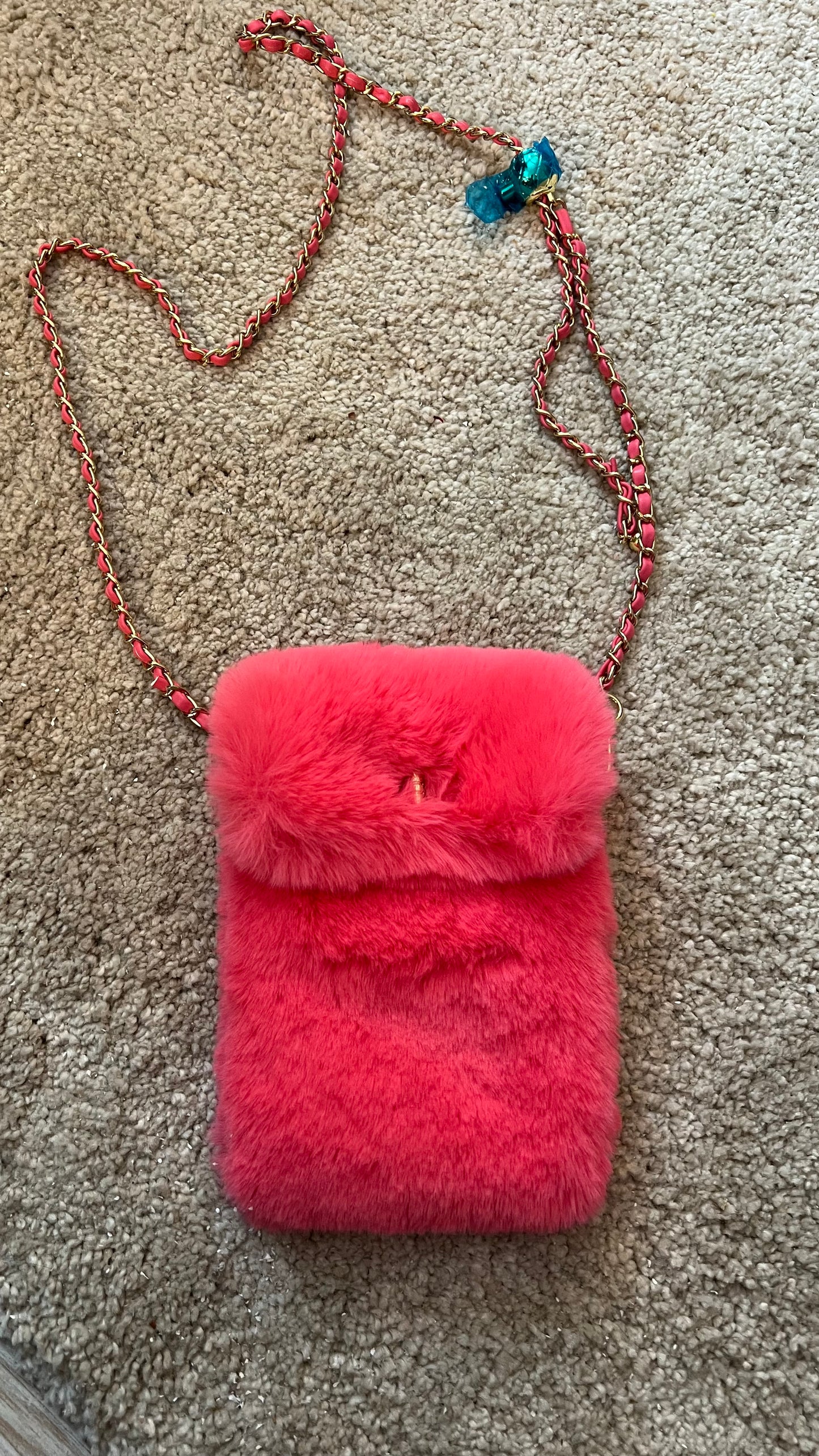 Handytasche Flausch rosa