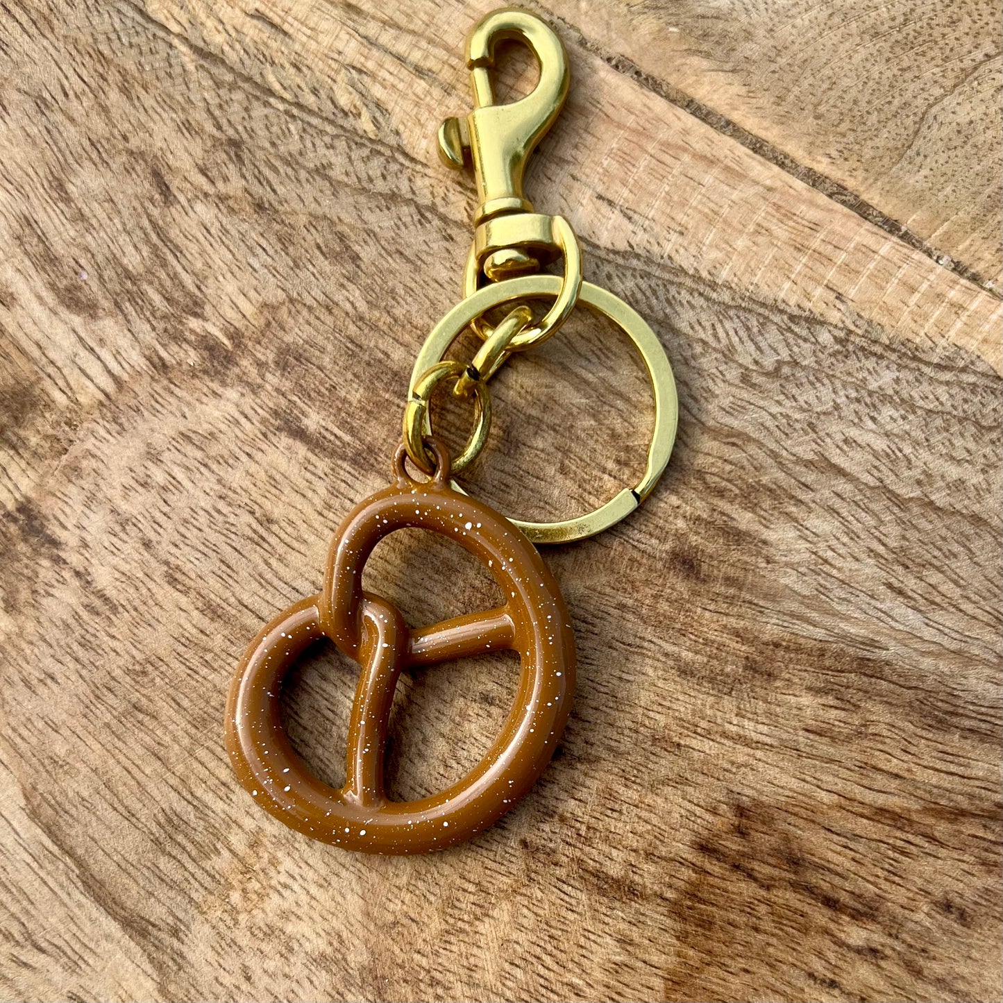 Schlüsselanhänger Brezel