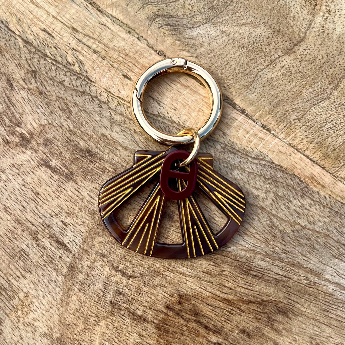 Schlüsselanhänger Muschel