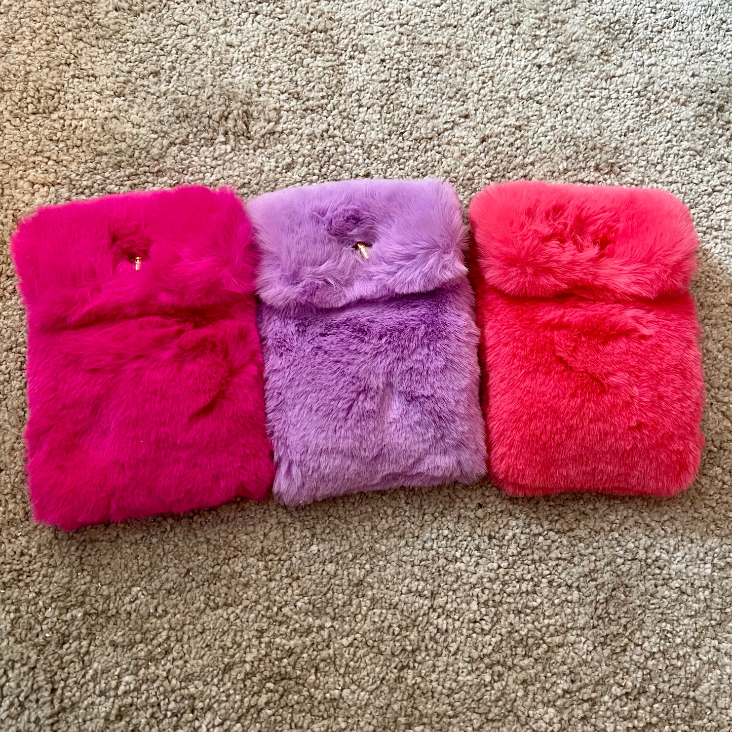 Handytasche Flausch pink