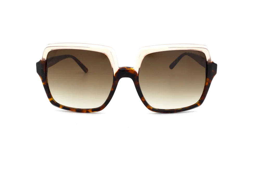 Comma, Sonnenbrille 77161 c.66 55/18 havanna braun-rosa / braun Verlauf