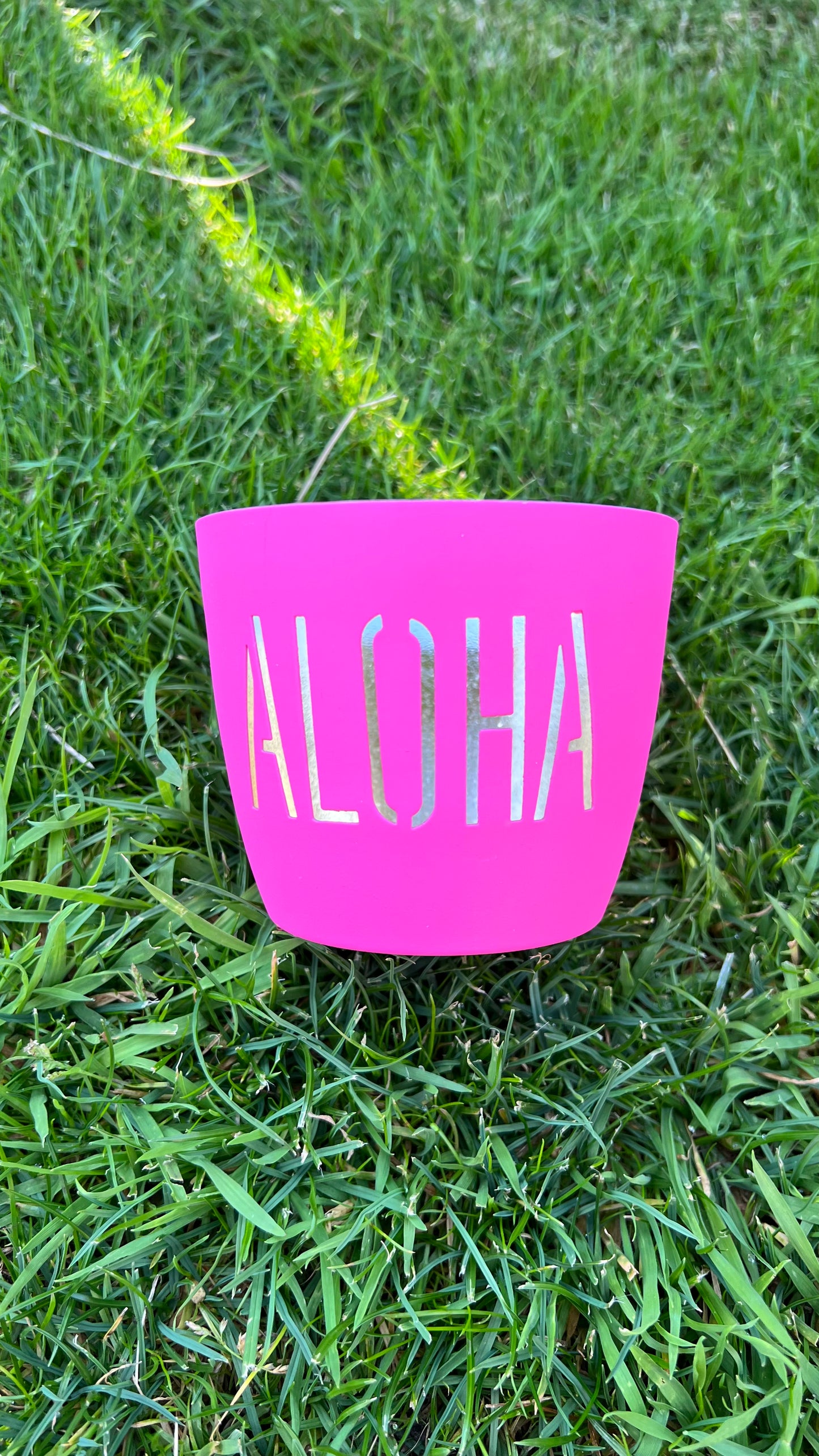 Windlicht Madras Aloha pink