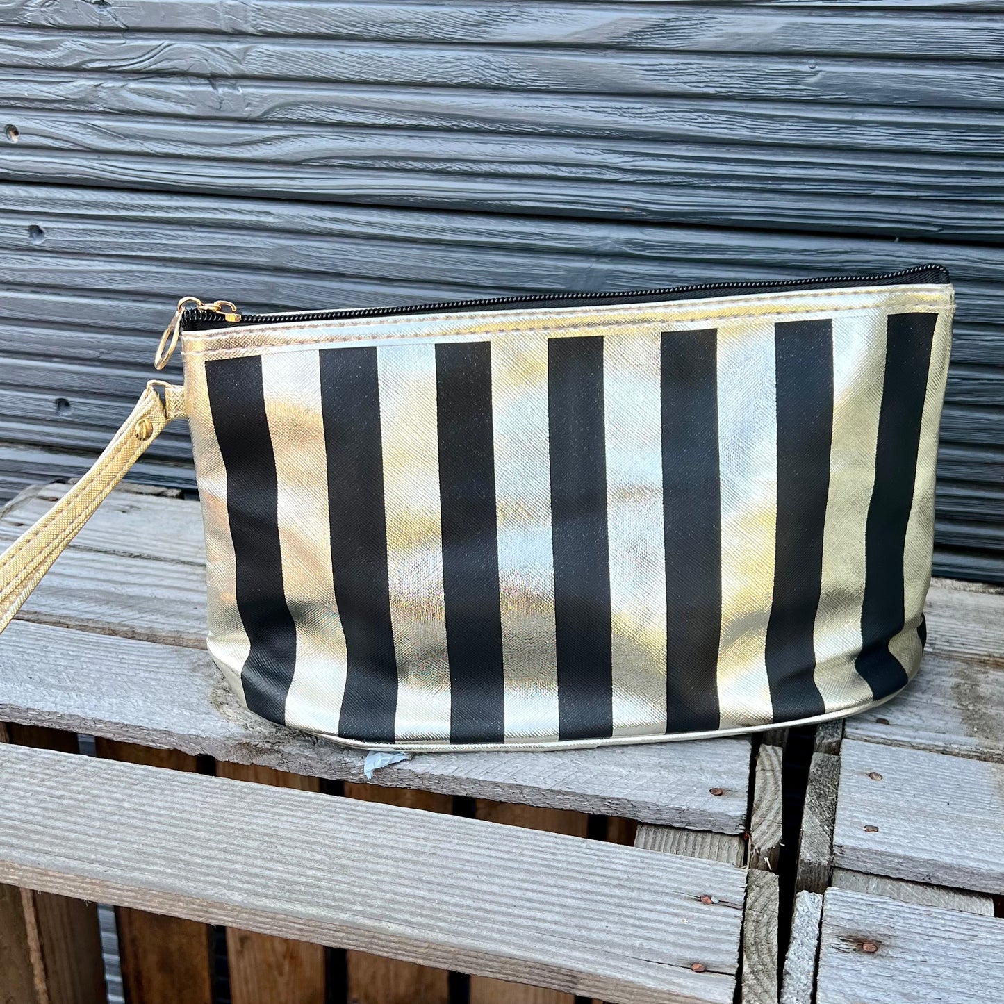 Kosmetiktasche Streifen