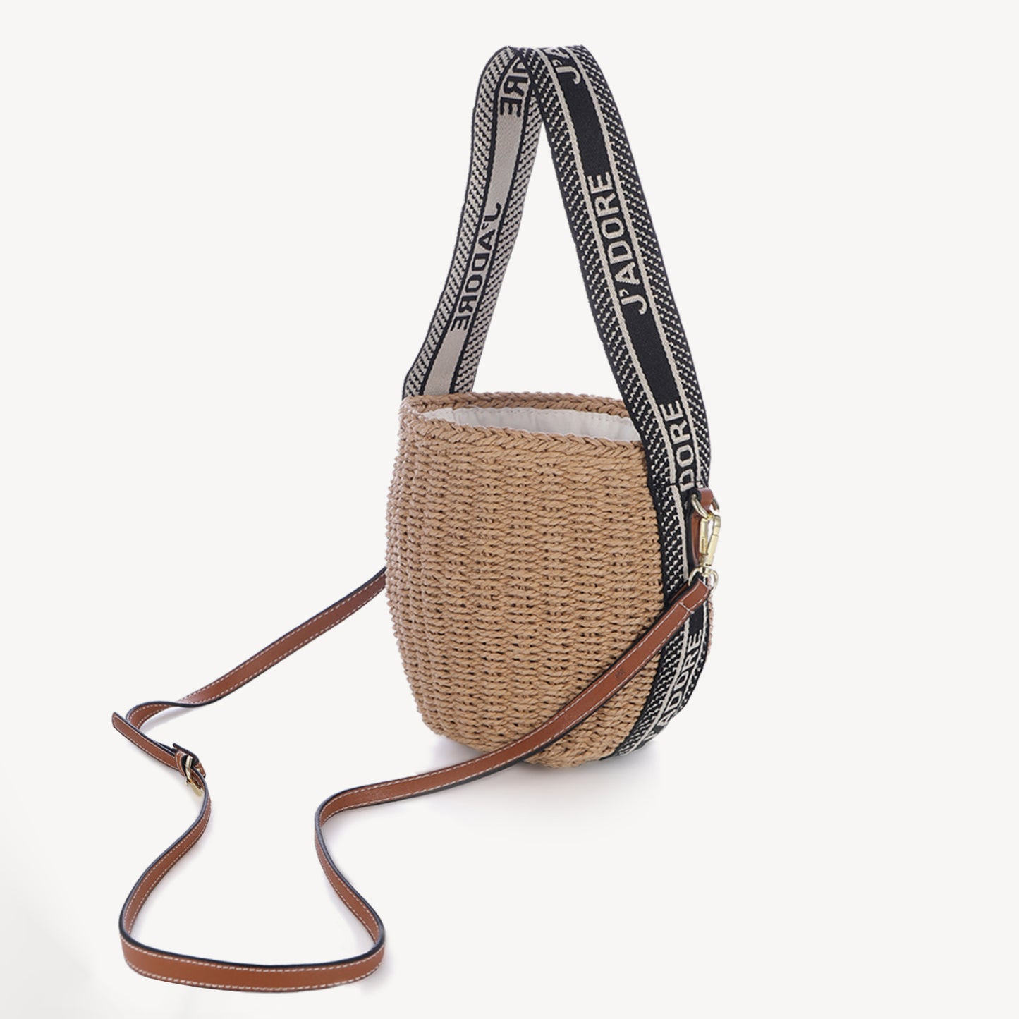 Geflochtene Tasche klein J‘adore