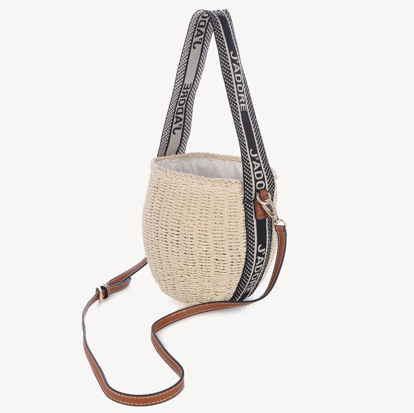 Geflochtene Tasche klein J‘adore