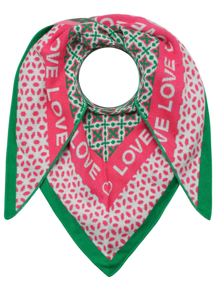 Zwillingsherz Tuch Elenore grün