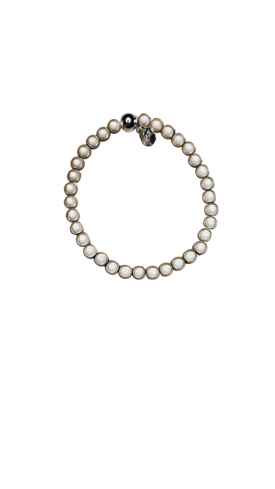 Armband Magic Pearl Champagner rosé