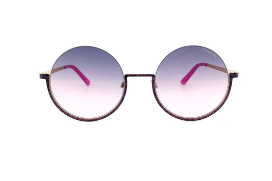 Comma, Sonnenbrille 77175 c.71 52/19 Gold matt Violett - Violett Pink Verlauf