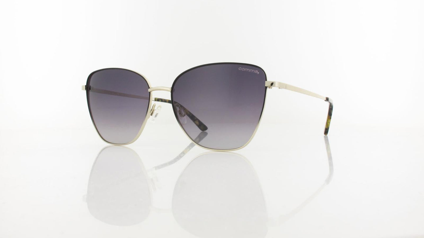 Comma, Sonnenbrille 77144 c31 56/15 Gold-schwarz / violett Verlauf