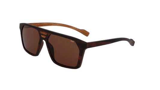 ZWO Sonnenbrille Echtholz Paradehengst c.60 58/16 braun - braun