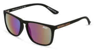 SuperDry Sonnenbrille shockwave c.127 schwarz matt / grau - rainbow mirror