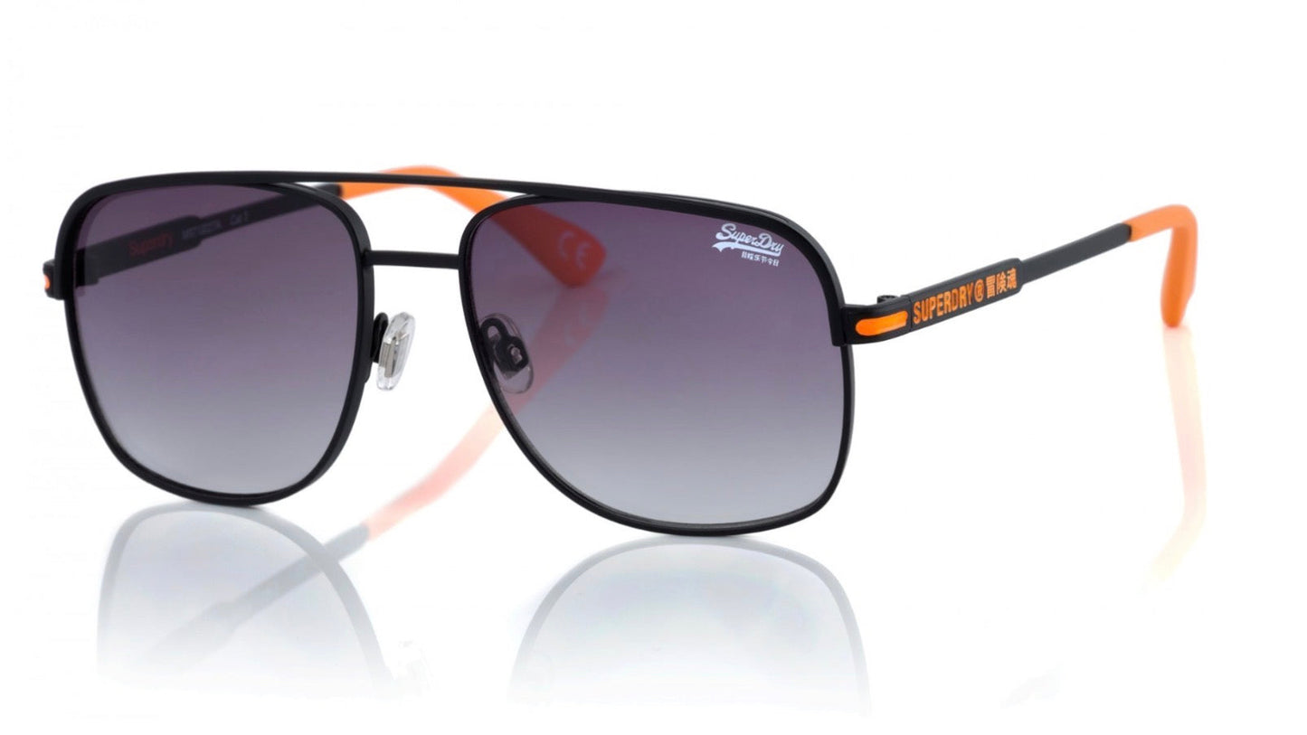 SuperDry Sonnenbrille Miami c4 56/16 schwarz-orange / violett Verlauf