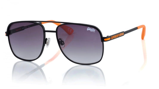 SuperDry Sonnenbrille Miami c4 56/16 schwarz-orange / violett Verlauf